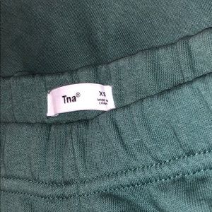 Green Aritzia Sweatpants